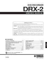 Yamaha DRX-2 - Service Manual 